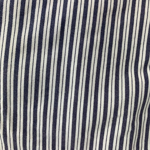 GAP 12 City Short High Rise 32" x 3.5" Navy White Stripe Nautical Mini - Picture 5 of 5